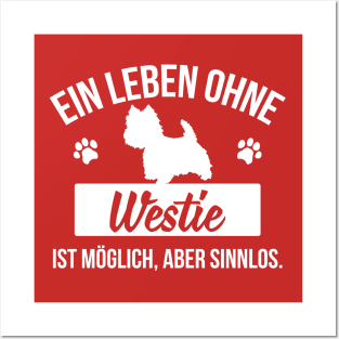 Westie Posters and Art